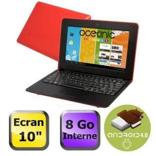 Oceanic Netbook 10 Rouge   Achat / Vente NETBOOK Oceanic Netbook 10