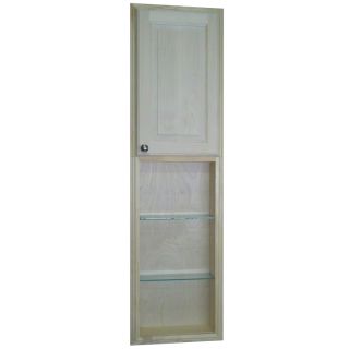 Baldwin 54 inch Natural Recessed Pantry Storage Cabinet with 30 inch