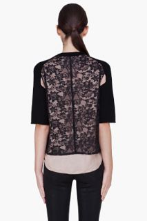 By Malene Birger Black Lace Back Biby Blouse for women
