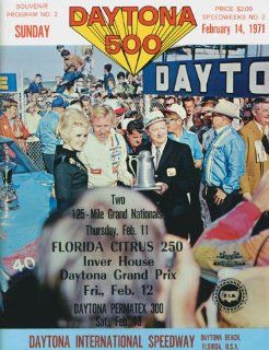 NASCAR Canvas 36 x 48 Daytona 500 Program Print Race