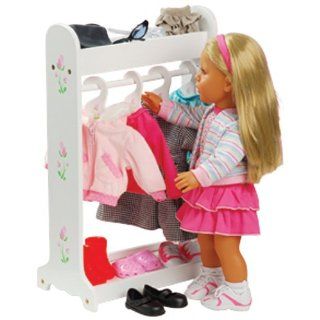 Doll Clothes Rack for 18 inch Doll Toys & Games