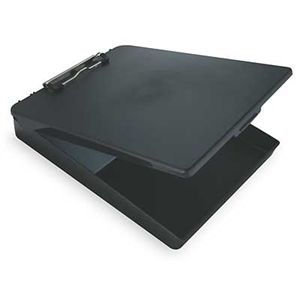Saunders 00468 Portable Storage Clipboard, Letter, Black