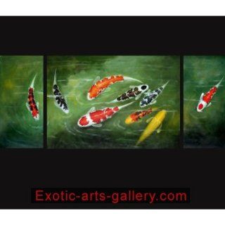 fish Painting Koi Painting Chinese Fish Painting 229 1: Home & Kitchen