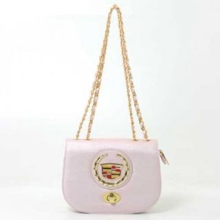 Cadillac Shoulder Bag with Chain Handles   Pink Clothing
