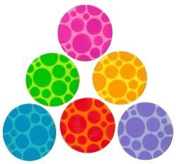 Munchkin Grippy Dots Non slip Bath Toy (Pack of 6) Today $9.87