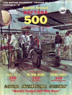 NASCAR Canvas 36 x 48 Daytona 500 Program Print Race
