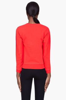 McQ Alexander McQueen Red Embroidered Broach Sweater for women