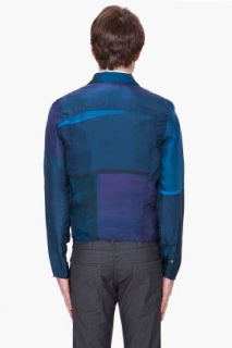 Paul Smith  Blue Silk Jacket for men