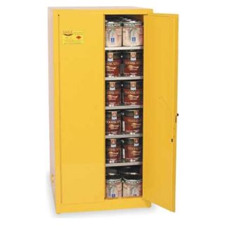 Eagle YPI 62 Paints and Inks Cabinet, 96 Gal., Yellow