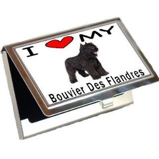I Love My Bouvier des Flandres Business Card Holder
