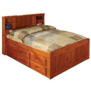 Garret Queen size Platform Bed with Drawers and Headboard
