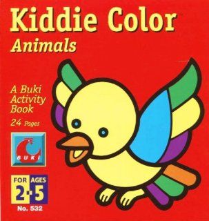 com Kiddie Color Animals Buki Small Book Case Pack 228 Toys & Games