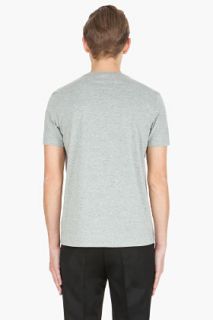 Markus Lupfer Grey Neon Sequins Skull T shirt for men