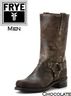  Frye Boots Harness Chocolate Vintage Glaze 12R #87354CHO Men Shoes