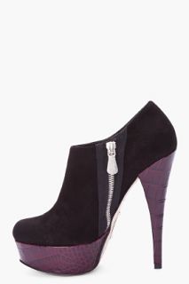Alejandro Ingelmo Black Suede Sophia Boots for women