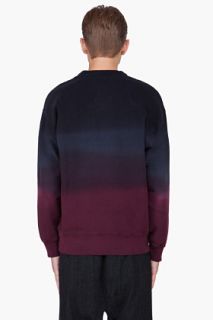 Raf Simons Black Dip Dyed Combo Sweater for men