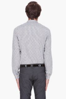 Paul Smith Jeans Striped Square Print Shirt for men