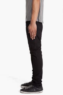 Nudie Jeans Long John Black Black Jeans for men