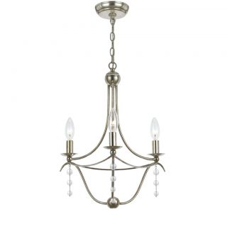 Silver Chandeliers and Pendants Hanging and Flush