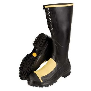 LaCrosse 00228050 6 Knee Boots, Men, 6, Steel Toe, Blk/Ylw, 1PR