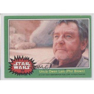  Uncle Owen Lars (Trading Card) 1977 Star Wars #238 