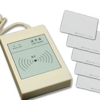 ORStore 02106 125KHz USB RFID Card Reader + 5 RFID Cards