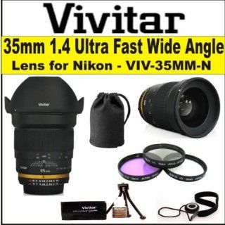 VIVITAR 35mm F1.4 WIDE ANGLE LENS FOR NIKON D90, D300S