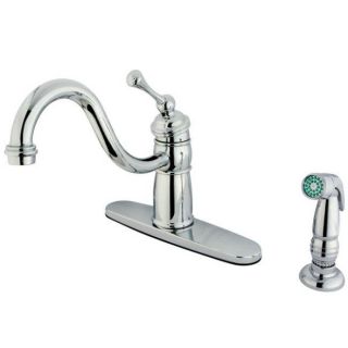 Victorian Chrome Kitchen Faucet with Side Sprayer Today $87.99