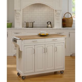 Home Styles White Wood Top Create a Cart Today: $404.99 3.0 (3 reviews