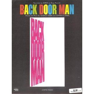 Sheet Music 1969 Back Door Man Derek 241 