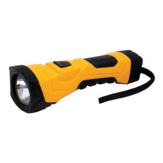Westward 5RHR0 Industrial Flashlight, AA, LED, Yellow/Blk