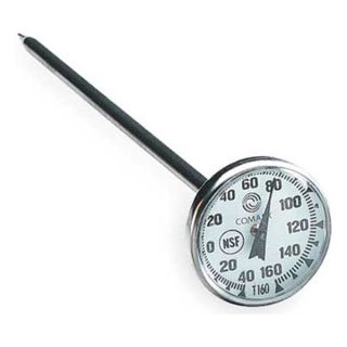 Comark T160A/Boxed Dial Pocket Thermometer, Analog, 4 In L