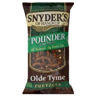 Snyders of Hanover Pretzels, Olde Tyme, the Pounder (Pack of 6