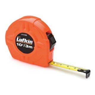 Lufkin L610CME Measuring Tape, 10 ft./3M x 1/2, Orange