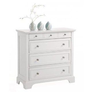 Home Styles 5530 41 Naples Four Drawer Chest, White Finish