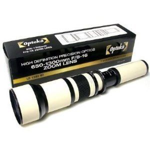 Opteka 650 1300mm High Definition Telephoto Zoom Lens for