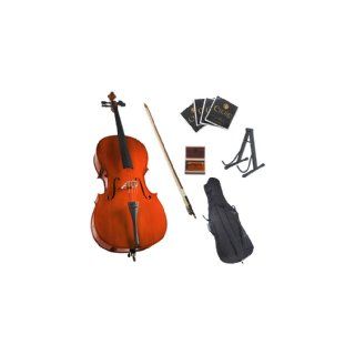 Cecilio 4/4 CCO 100 Student Cello Outfit with Soft Case, Bow, Rosin