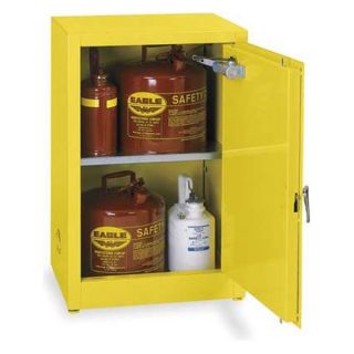 Eagle 1924 Flammable Safety Cabinet, 12 Gal., Yellow