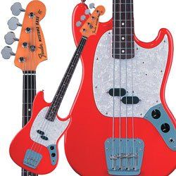 Fender® Mustang® Bass Short scale Bass Guitar   Fiesta