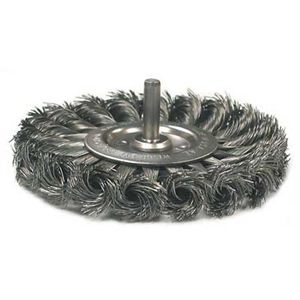 Anderson 13651 Knot Wheel, 3 In Dia, 0.0140 Wire, Steel