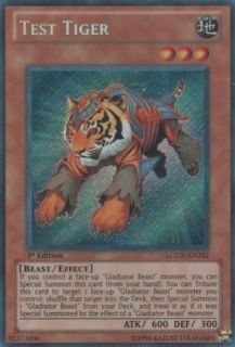 Yu Gi Oh!   Test Tiger (LCGX EN242)   Legendary Collection