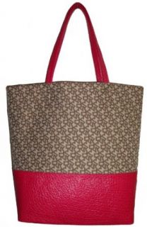 Womens Large DKNY Town & Country Tote Handbag (Chino Pink
