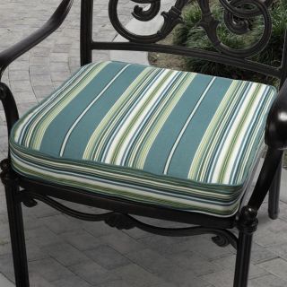 Isabella Lennar Blue Outdoor Cushion with Richloom Fabric