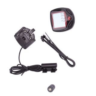 Multifunction LCD Odometer and Speedometer Bicycle Computer