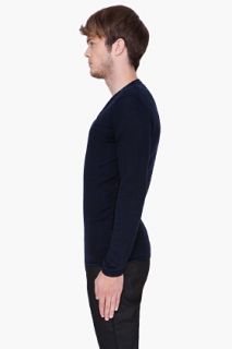 Diesel Dark Navy Wool Kinner Sweater for men