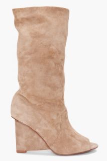 Diane Von Furstenberg Suede Weaver Boots for women