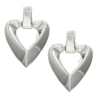 ELLE Jewelry Sterling Silver Open Heart Earrings