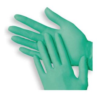 Condor 2VMC5 Disposable Gloves, Vinyl/Aloe, M, Grn, PK100
