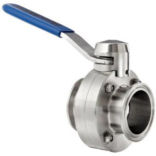 Clamp End Butterfly Valve with EPDM Seal, 2 Tube OD, 140 psi Pressure