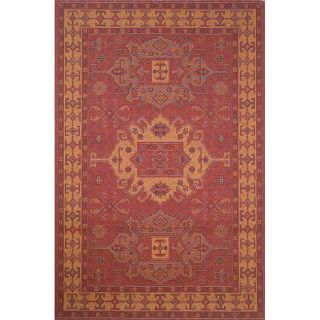 Medallion Red Outdoor Rug (33 x 411)